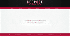 Desktop Screenshot of bedrockrealestategroup.com